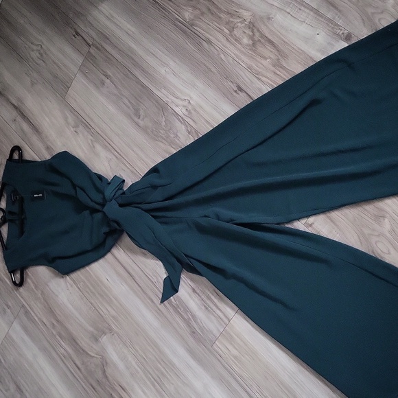 NWT RW&Co Belted Wide Leg Jumpsuit - Picture 4 of 8